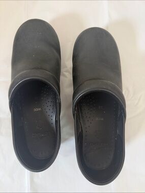 Dansko Black Slip-on Clogs